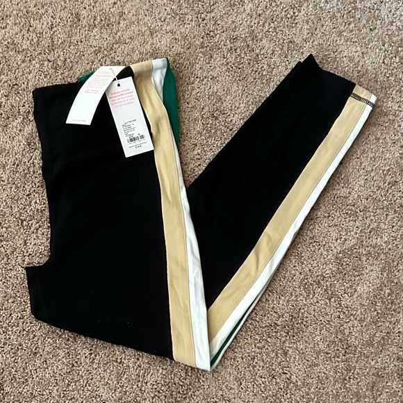 NWT, Lilly Pulitzer Weekender Noir Color-block 24” Leggings, Size Medium - Picture 8 of 15